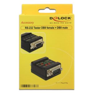 DeLOCK 2xDB9 DB9 Juoda - Image 2