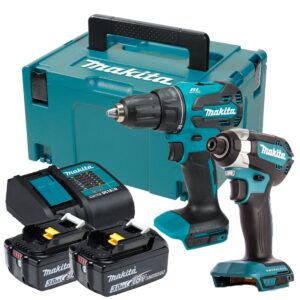 MAKITA KOMPLEKTAS COMBO 18V DLX2535SJ (DDF490, DTD153) 2x3,0Ah MP