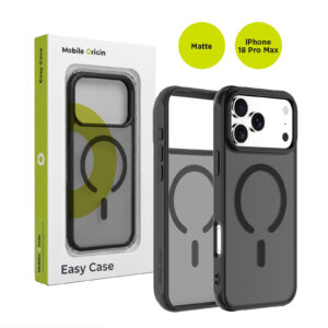 Mobile Origin Easy Case Compatible with MagSafe Matte Black iPhone 18 Pro Max