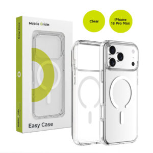 Mobile Origin Easy Case Compatible with MagSafe Clear iPhone 18 Pro Max