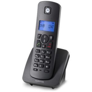 Motorola C4201 belaidžių laidinių telefonų komplektas, juodas, 2 vnt. - Image 5