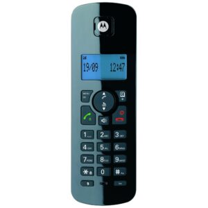 Motorola C4201 belaidžių laidinių telefonų komplektas, juodas, 2 vnt. - Image 3