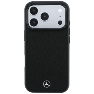 Dėklas Mercedes Grill Pattern and Card Wallet Leather MagSafe, skirtas iPhone 18 Pro Max / 17 Pro Max, juodas - Image 4