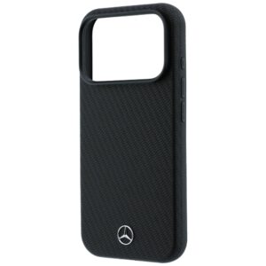 Dėklas Mercedes Grill Pattern and Card Wallet Leather MagSafe, skirtas iPhone 18 Pro Max / 17 Pro Max, juodas - Image 7