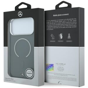 Dėklas Mercedes Double Layer Iconic Logo MagSafe, skirtas iPhone 18 Pro Max / 17 Pro Max, antracito spalvos - Image 8