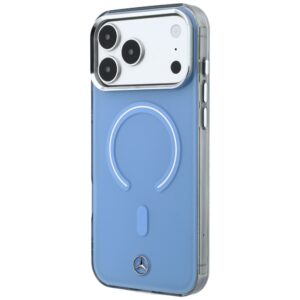 Dėklas Mercedes Double Layer Iconic Logo MagSafe, skirtas iPhone 18 Pro Max / 17 Pro Max / 17 Pro Max, mėlynas - Image 2