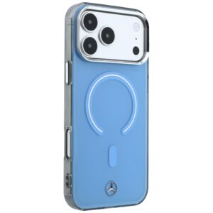 Dėklas Mercedes Double Layer Iconic Logo MagSafe, skirtas iPhone 18 Pro Max / 17 Pro Max / 17 Pro Max, mėlynas - Image 4