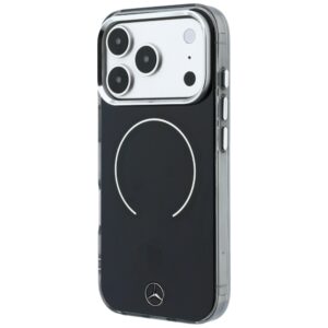 Dėklas Mercedes Double Layer Iconic Logo MagSafe, skirtas iPhone 18 Pro Max / 17 Pro Max, juodas - Image 2