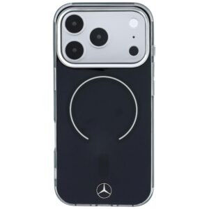 Dėklas Mercedes Double Layer Iconic Logo MagSafe, skirtas iPhone 18 Pro Max / 17 Pro Max, juodas - Image 3