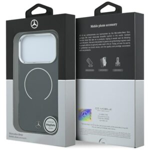 Dėklas Mercedes Double Layer Iconic Logo MagSafe, skirtas iPhone 18 Pro Max / 17 Pro Max, juodas - Image 8
