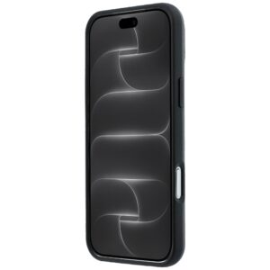 Dėklas Mercedes Leather Semi Wrap su Iconic Line MagSafe, skirtas iPhone 18 Pro Max/17 Pro Max, antracito spalvos - Image 5