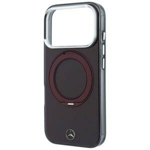 Dėklas Mercedes Ring Stand Iconic Logo MagSafe, skirtas iPhone 18 Pro / 17 Pro, bordo spalvos - Image 6