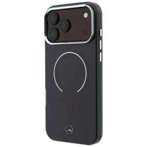 Dėklas Mercedes Double Layer Iconic Logo MagSafe, skirtas iPhone 18 Pro Max / 17 Pro Max, bordo spalvos - Image 2