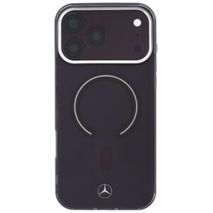 Dėklas Mercedes Double Layer Iconic Logo MagSafe, skirtas iPhone 18 Pro Max / 17 Pro Max, bordo spalvos - Image 3