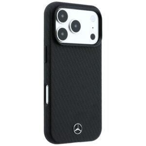 Dėklas Mercedes Grill Pattern and Card Wallet Leather MagSafe, skirtas iPhone 18 Pro / 17 Pro, juodas - Image 5