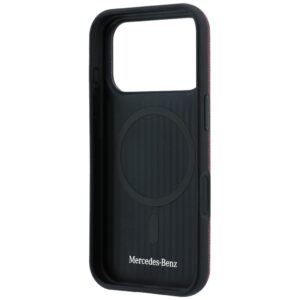 Dėklas Mercedes Grill Pattern & Card Wallet Leather MagSafe, skirtas iPhone 18 Pro Max/17 Pro Max, bordo spalvos - Image 8