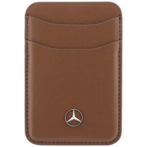 Dėklas Mercedes Grill Pattern & Card Wallet Leather MagSafe, skirtas iPhone 18 Pro Max/17 Pro Max, kupranugario spalvos - Image 10
