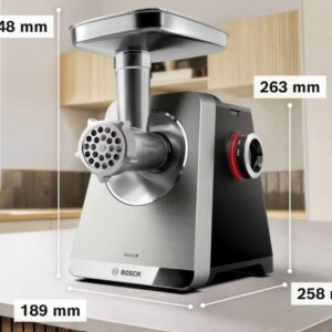 Mėsmalė Bosch Serija 8, MultiPower MFWS835M, 2500 W, nerūdijančio plieno - Image 2