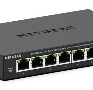 NETGEAR GS308E Valdomas L2/L3 Gigabit Ethernet (10/100/1000) Juoda - Image 2