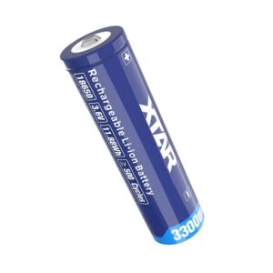 XTAR 18650 3,6 V ličio jonų 3300 mAh baterija su apsauga - Image 3