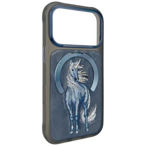 Dėklas Nimmy Magnetic Fantasy Animal MagSafe, skirtas iPhone 18 Pro Max / iPhone 17 Pro Max, mėlynas - Image 2