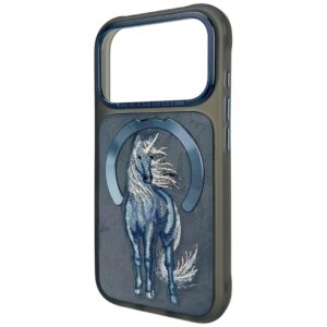 Dėklas Nimmy Magnetic Fantasy Animal MagSafe, skirtas iPhone 18 Pro Max / iPhone 17 Pro Max, mėlynas - Image 3