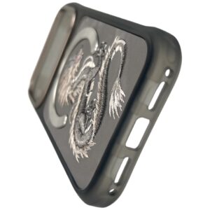 Dėklas Nimmy Magnetic Fantasy Animal MagSafe, skirtas iPhone 18 Pro / iPhone 17 Pro, pilkas - Image 7
