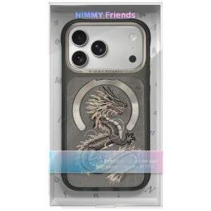 Dėklas Nimmy Magnetic Fantasy Animal MagSafe, skirtas iPhone 18 Pro / iPhone 17 Pro, pilkas - Image 8