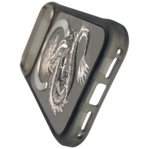 Nimmy Magnetic Fantasy Animal MagSafe dėklas, skirtas iPhone 18 Pro Max / 17 Pro Max, pilkas - Image 7