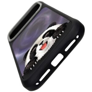 Dėklas Nimmy Big Eyed Lying Giant Panda MagSafe, skirtas iPhone 18 Pro / 17 Pro, juodas - Image 3