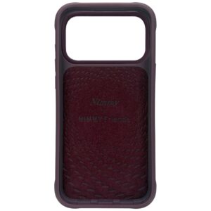 Dėklas Nimmy Big Eyed Lying Cream Cat MagSafe, skirtas iPhone 18 Pro / 17 Pro, violetinis - Image 5