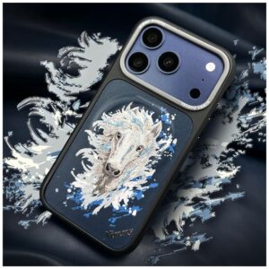 Dėklas Nimmy Koń MagSafe, skirtas iPhone 17 Pro / 18 Pro, tamsiai mėlynas - Image 7