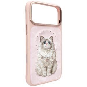 Dėklas Nimmy Lucky Fashion Cat MagSafe, skirtas iPhone 17 Pro / 18 Pro, rožinis - Image 3
