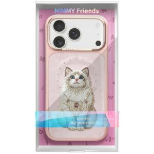 Dėklas Nimmy Lucky Fashion Cat MagSafe, skirtas iPhone 17 Pro / 18 Pro, rožinis - Image 8