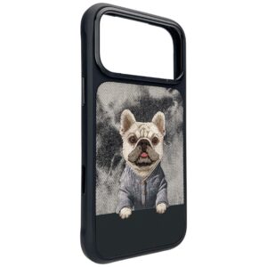 Dėklas Nimmy Gentle Pets Series Dog MagSafe, skirtas iPhone 17 Pro / 18 Pro, juodas - Image 3