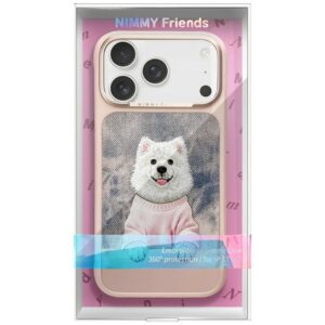 Dėklas Nimmy Gentle Pets Series šuniukas MagSafe, skirtas iPhone 17 Pro / 18 Pro, rožinis - Image 8