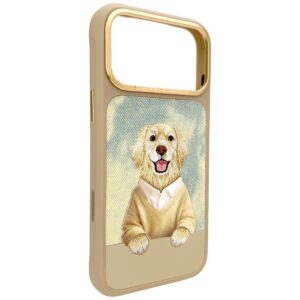 Dėklas Nimmy Gentle Pets Series Dog MagSafe, skirtas iPhone 17 Pro / 18 Pro, rudas - Image 3