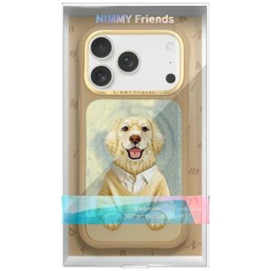 Dėklas Nimmy Gentle Pets Series Dog MagSafe, skirtas iPhone 17 Pro / 18 Pro, rudas - Image 8