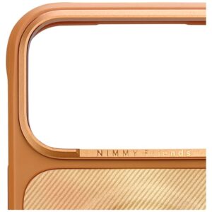 Dėklas Nimmy Gentle Pets Series šuo MagSafe, skirtas iPhone 17 Pro / 18 Pro, oranžinis - Image 5