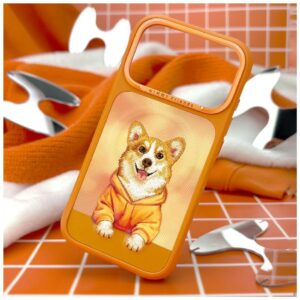 Dėklas Nimmy Gentle Pets Series šuo MagSafe, skirtas iPhone 17 Pro / 18 Pro, oranžinis - Image 7