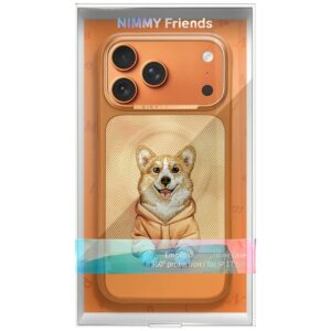 Dėklas Nimmy Gentle Pets Series Dog MagSafe, skirtas iPhone 17 Pro Max / 18 Pro Max, oranžinis - Image 8