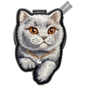 Magnetinis dėklas Nimmy Denim Fashion British Shorthair Cat juodas
