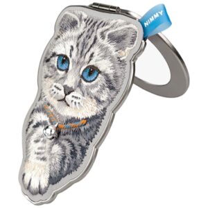 Magnetinis dėklas Nimmy Denim Fashion British Shorthair Cat pilkas - Image 3
