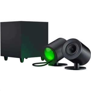 Razer Nommo V2 Full Range 2.1 PC Žaidimų garso kolonėlės, Juoda
