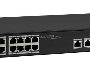 BCS BCS-L-SP1602G-2SFP-M(II) Valdomas Maitinimas per Eternetą (PoE) 1U Juoda - Image 3