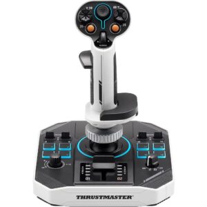 Thrustmaster Sol-R 1 Flightstick Juoda, Balta USB Orlaivio vairalazdė Analoginis / skaitmeninis PC - Image 1
