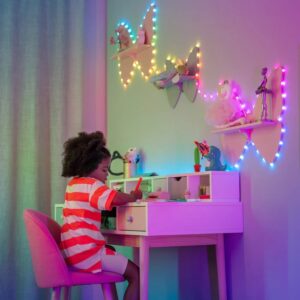 „Twinkly Candies“ LED Kalėdų eglutės žibintai TWKH100RGB-T 6 m - Image 3