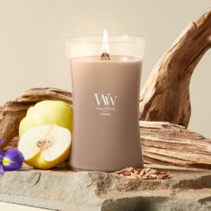 Kvapioji žvakė, didelė WOODWICK Cashmere 609,5 g, 1 vnt. - Image 2