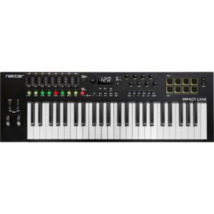 Nektar Impact LX 49 mkIII - MIDI klaviatūra 49 raktai USB, juoda