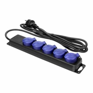 ORNO ILGINAMASIS LAIDAS DIRBTUVĖMS 5x LIZDAI 2P+Į 3m IP44 GUMA 3x1,5mm2